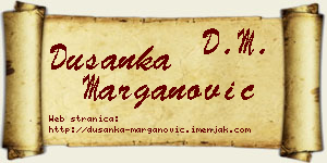 Dušanka Marganović vizit kartica